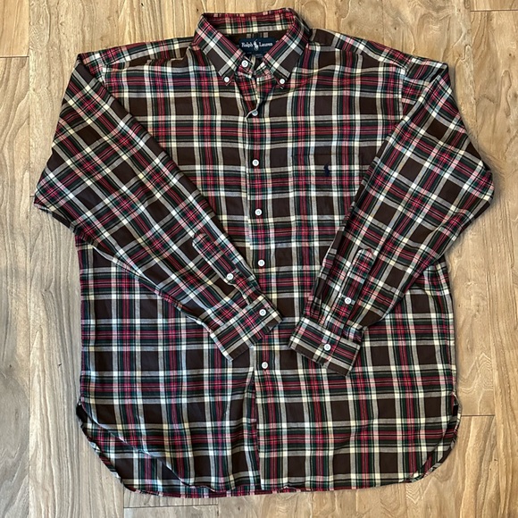 **POLO RALPH LAUREN** vintage McMeel button down SIZE LARGE - Picture 2 of 6